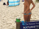 Sexy Girl Undressing in Nude Photo at the Beach Sexy Girl Undressing in Nude Photo at the Beach