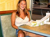 Pussy Flashing Pictures of Cute Girlfriend in Train