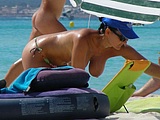 Amateur Topless Beach Voyeur Photo