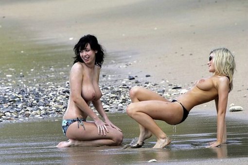 Grab Those Nice Boobs Hot Beach Photo Grab Those Nice Boobs Hot Beach Photo